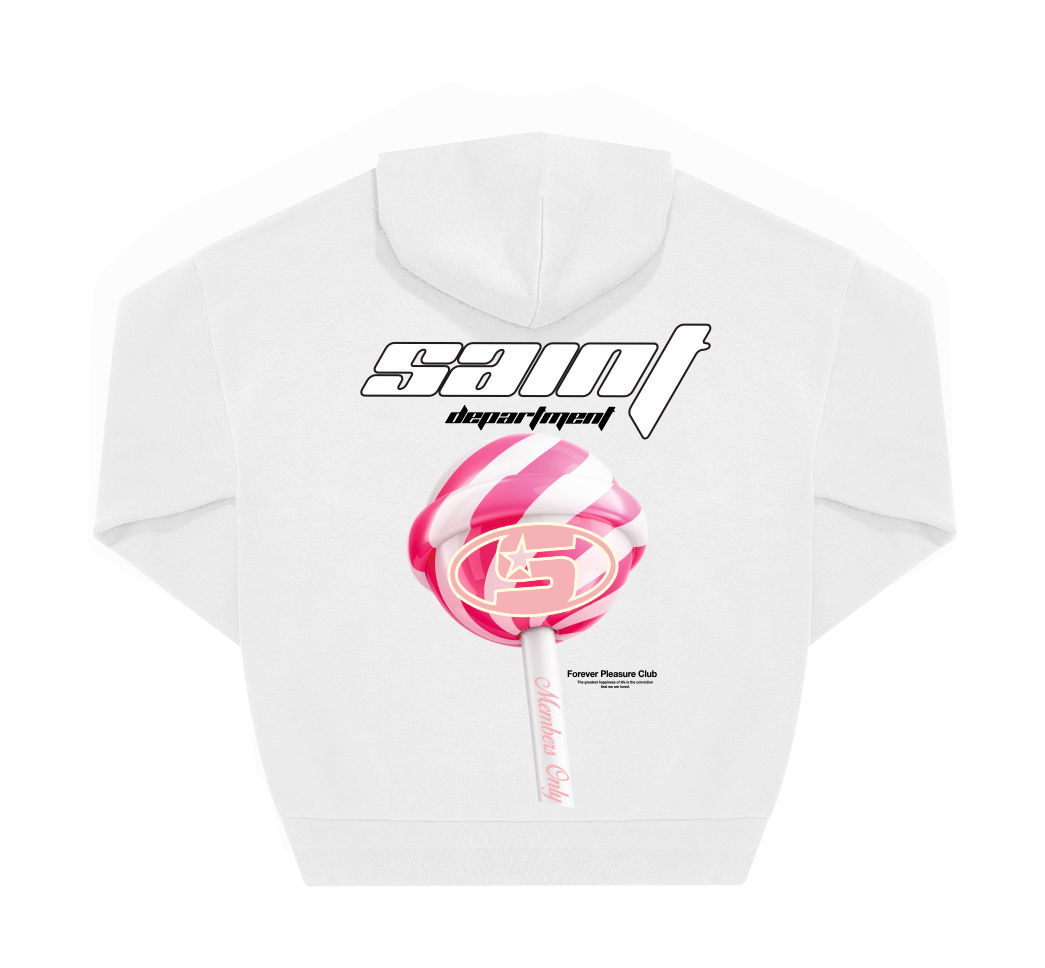 Sudadera blanca minimalista unisex edición limitada