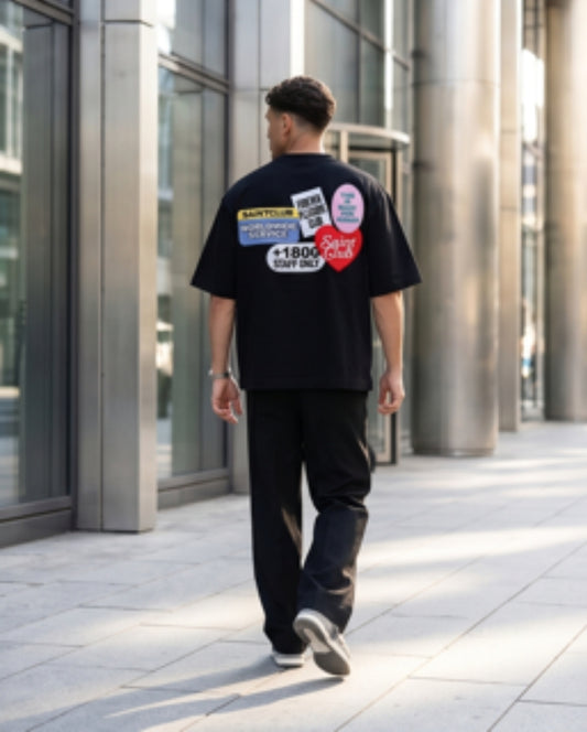 PATCH TEE BLACK