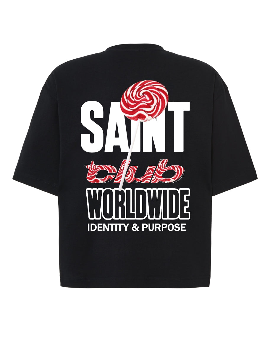 LOLICROP TEE BLAK