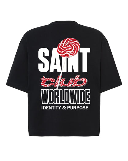 LOLICROP TEE BLAK