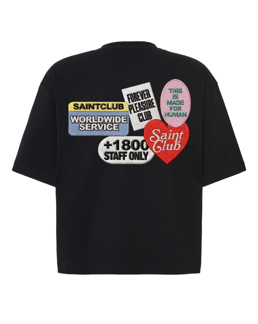 PATCH TEE BLACK