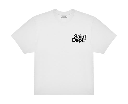 CLOCK TEE WHITE